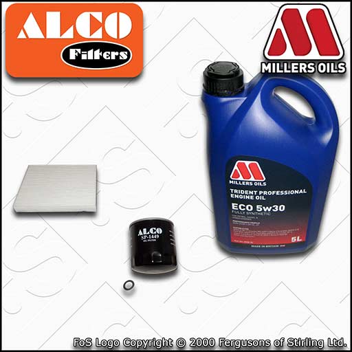 SERVICE KIT for KIA SPORTAGE QL 1.6 OIL CABIN FILTERS +OIL (2015-2022)