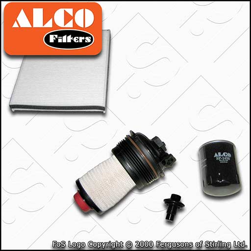 SERVICE KIT for FORD TRANSIT 2.0 ECOBLUE ALCO OIL FUEL CABIN FILTERS (2016-2022)