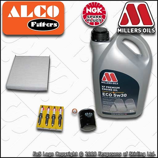 SERVICE KIT for DACIA DUSTER 1.6 SCE 115 OIL CABIN FILTER PLUGS +OIL (2017-2022)