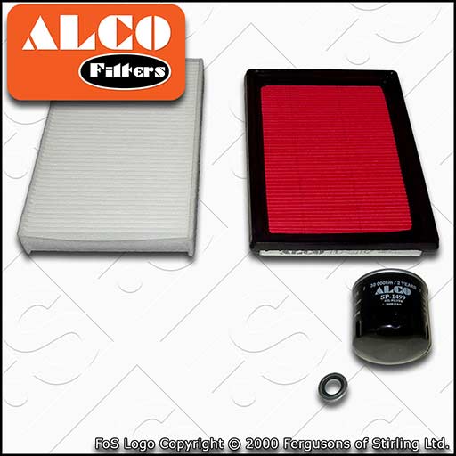 SERVICE KIT for NISSAN PULSAR C13 1.5 DCI ALCO OIL AIR CABIN FILTERS (2014-2018)