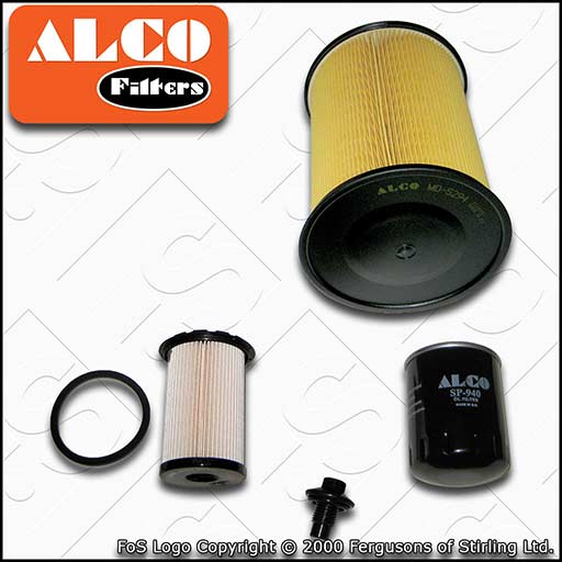 SERVICE KIT for FORD FOCUS MK2 1.8 TDCI ALCO OIL AIR FUEL FILTERS (2007-2010)