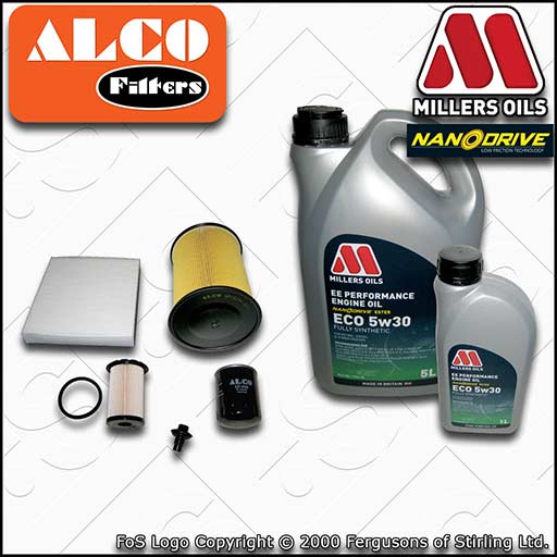 SERVICE KIT for FORD FOCUS MK2 1.8 TDCI OIL AIR FUEL CABIN FILTER +OIL 2007-2010