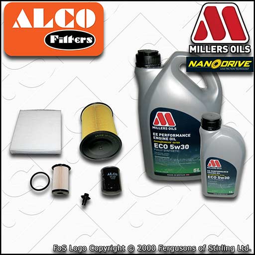 SERVICE KIT for FORD C-MAX 1.8 TDCI OIL AIR FUEL CABIN FILTER +EE OIL 2007-2010