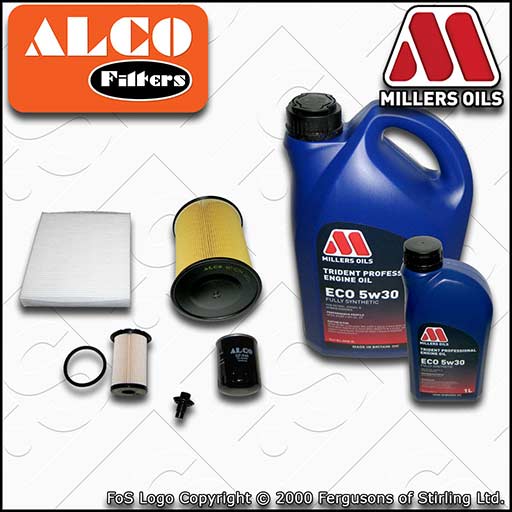 SERVICE KIT for FORD C-MAX 1.8 TDCI OIL AIR FUEL CABIN FILTER +ECO OIL 2007-2010