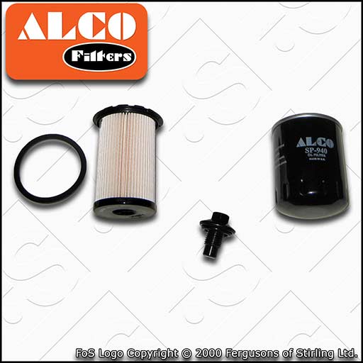 SERVICE KIT for FORD FOCUS C-MAX 1.8 TDCI ALCO OIL FUEL FILTERS (2005-2010)