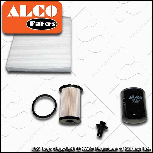 SERVICE KIT for FORD FOCUS C-MAX 1.8 TDCI ALCO OIL FUEL CABIN FILTER (2005-2010)