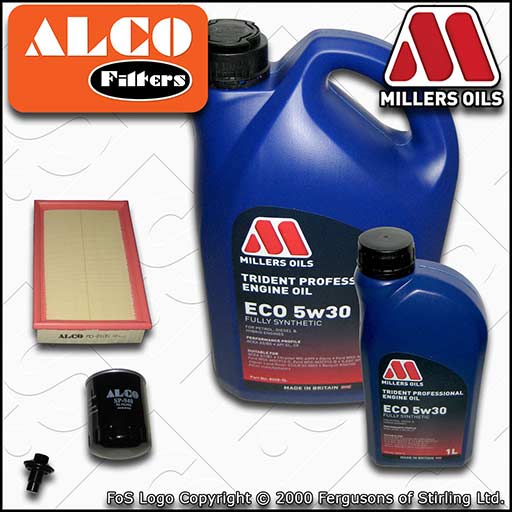 SERVICE KIT for FORD FOCUS C-MAX 1.8 TDCI OIL AIR FILTER +ECO OIL 2005-2007