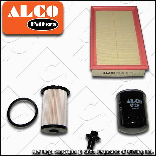 SERVICE KIT for FORD FOCUS C-MAX 1.8 TDCI ALCO OIL AIR FUEL FILTER (2005-2007)