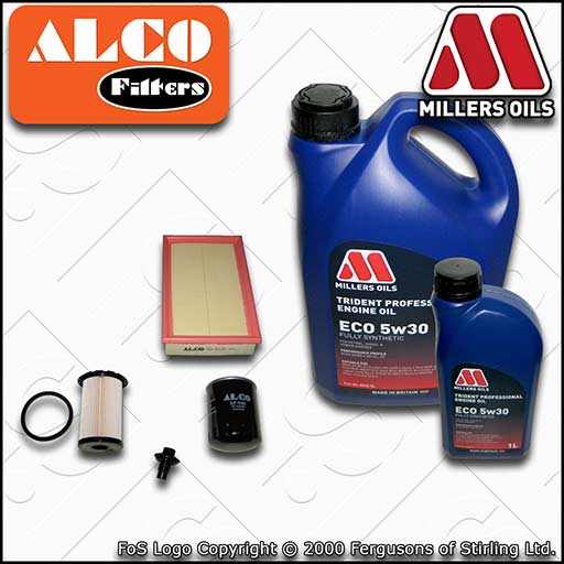 SERVICE KIT for FORD FOCUS MK2 1.8 TDCI OIL AIR FUEL FILTER with OIL (2005-2007)