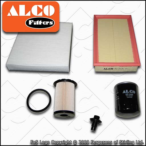 SERVICE KIT for FORD FOCUS MK2 1.8 TDCI ALCO OIL AIR FUEL CABIN FILTER 2005-2007