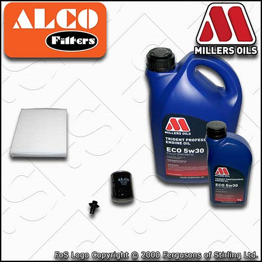 SERVICE KIT for FORD FOCUS C-MAX 1.8 TDCI OIL CABIN FILTERS +ECO OIL (2005-2010)