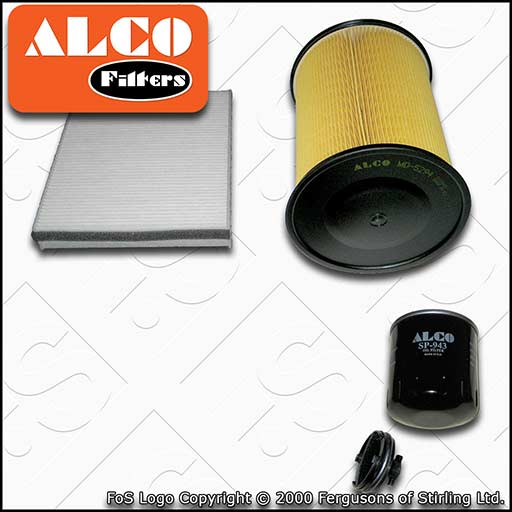 SERVICE KIT for FORD FOCUS MK3 2.0 TDCI ALCO OIL AIR CABIN FILTERS (2014-2017)