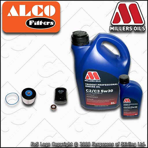 SERVICE KIT for PEUGEOT 508 2.0 HDI HYBRID OIL FUEL FILTERS +OIL (2010-2017)