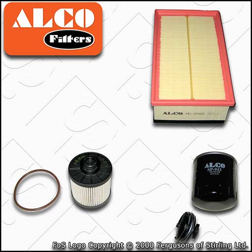 SERVICE KIT for DS DS4 2.0 BLUEHDI ALCO OIL AIR FUEL FILTERS (2015-2018)