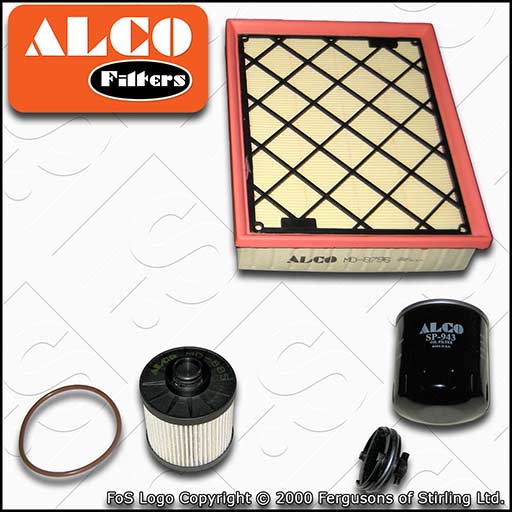 SERVICE KIT for FORD MONDEO MK5 2.0 TDCI ALCO OIL AIR FUEL FILTERS (2014-2022)