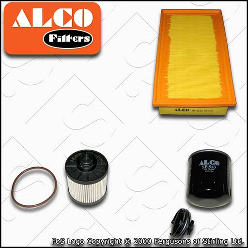 SERVICE KIT for PEUGEOT 308 2.0 BLUEHDI ALCO OIL AIR FUEL FILTERS (2013-2021)