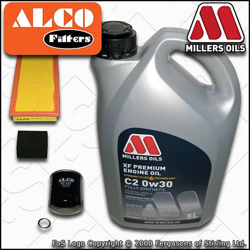 SERVICE KIT for DS DS3 1.2 THP 110 130 OIL AIR FILTERS +C2 0w30 OIL (2015-2018)