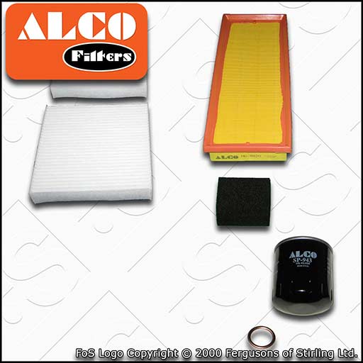 SERVICE KIT for DS DS3 1.2 THP 110 130 ALCO OIL AIR CABIN FILTER (2015-2019)