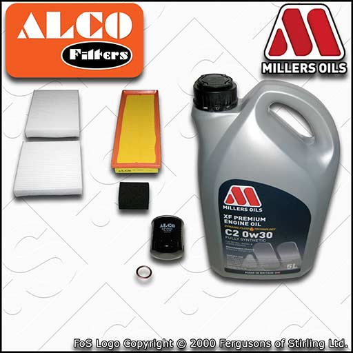SERVICE KIT for DS DS3 1.2 THP 110 130 OIL AIR CABIN FILTER +C2 OIL (2015-2018)
