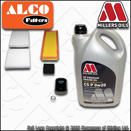 SERVICE KIT for CITROEN C3 III 1.2 THP 110 OIL AIR CABIN FILTER +OIL (2018-2024)