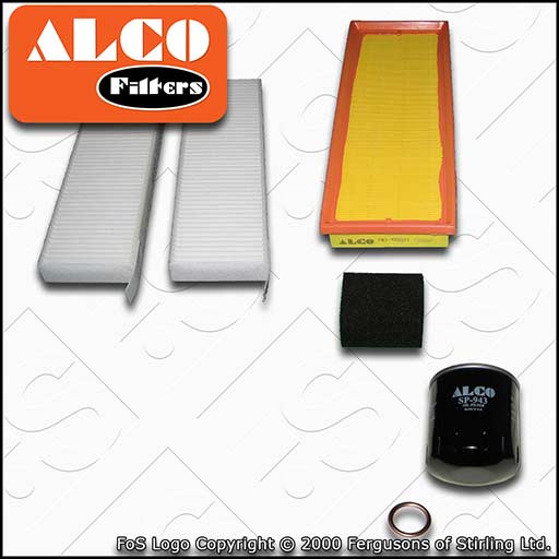 SERVICE KIT for PEUGEOT 3008 1.2 ALCO OIL AIR CABIN FILTERS (2015-2022)