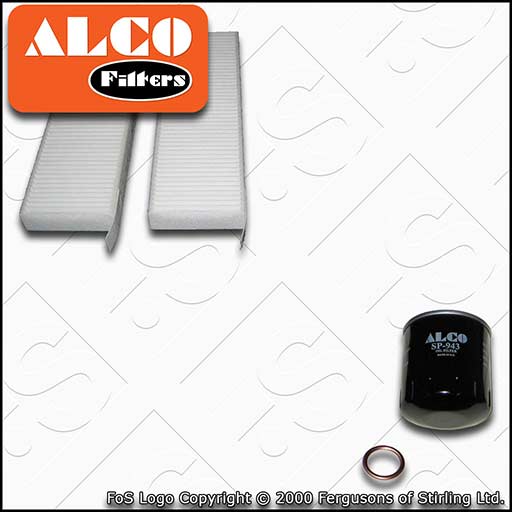 SERVICE KIT for PEUGEOT 3008 1.2 ALCO OIL CABIN FILTERS (2015-2022)
