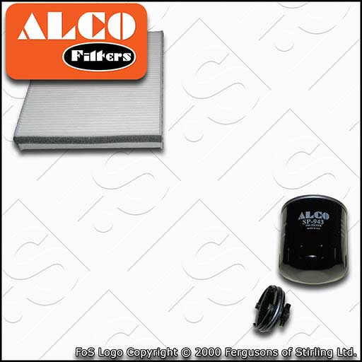 SERVICE KIT for FORD FOCUS MK3 2.0 TDCI ALCO OIL CABIN FILTERS (2014-2017)