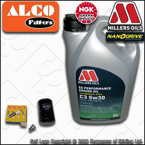 SERVICE KIT for VW GOLF MK4 1J 1.6 8V 1.8 2.0 OIL FILTER PLUGS +OIL (1997-2006)