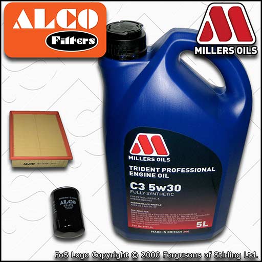 SERVICE KIT for AUDI A4 (B5) 1.6 1.8 OIL AIR FILTERS +5w30 C3 OIL (1994-2001)