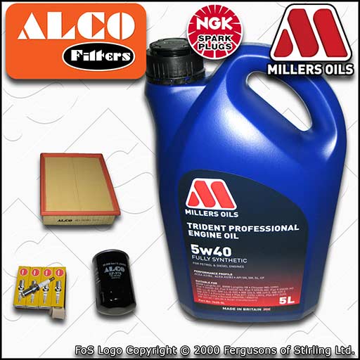 SERVICE KIT for AUDI A4 (B5) 1.6 1.8 OIL AIR FILTER SPARK PLUGS +OIL (1994-2001)