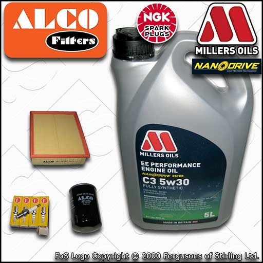 SERVICE KIT for AUDI A4 (B5) 1.6 1.8 OIL AIR FILTER SPARK PLUGS +OIL (1994-2001)