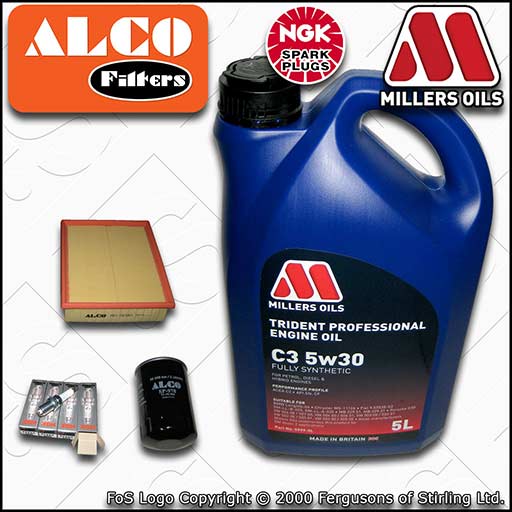 SERVICE KIT for AUDI A4 (B5) 1.8 T OIL AIR FILTERS SPARK PLUGS +OIL (1995-2001)