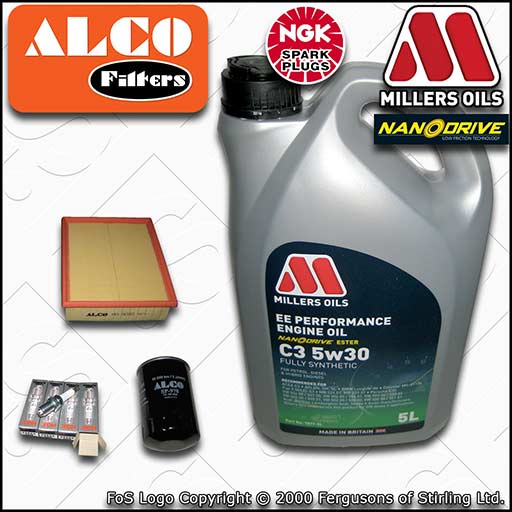 SERVICE KIT for AUDI A4 (B5) 1.8 T OIL AIR FILTERS SPARK PLUGS +OIL (1995-2001)