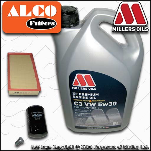 SERVICE KIT for AUDI A3 8L 1.6 1.8 1.8 T S3 OIL AIR FILTERS +C3 OIL (1996-2003)