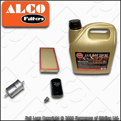 SERVICE KIT for AUDI A3 8L 1.6 1.8 1.8 T S3 OIL AIR FUEL FILTER +OIL (1996-2003)