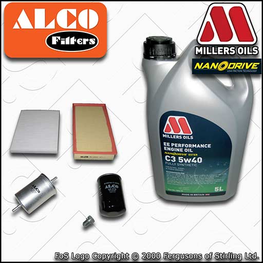 SERVICE KIT for AUDI A3 8L 1.6 1.8 1.8 T S3 OIL AIR FUEL CABIN FILTER +OIL 96-03