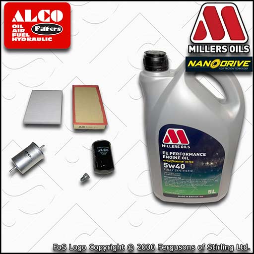 SERVICE KIT for AUDI TT 8L 1.8 T OIL AIR FUEL CABIN FILTERS +EE OIL (1999-2006)