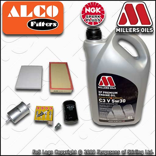 SERVICE KIT for VW GOLF MK4 1J 1.6 8V 1.8 2.0 OIL AIR FUEL CABIN FILTER PLUG OIL