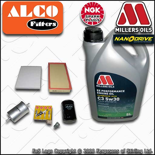 SERVICE KIT for VW GOLF MK4 1J 1.6 8V 1.8 2.0 OIL AIR FUEL CABIN FILTER PLUG OIL