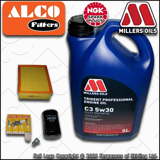 SERVICE KIT for AUDI A4 (B6/B7) 2.0 20V OIL AIR FILTERS PLUGS +OIL (2000-2008)