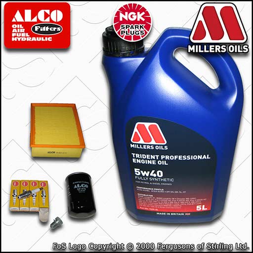 SERVICE KIT for AUDI A4 (B6/B7) 2.0 20V OIL AIR FILTERS PLUGS +OIL (2000-2008)