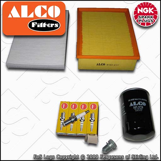 SERVICE KIT for AUDI A4 (B6/B7) 1.6 8V OIL AIR CABIN FILTERS PLUGS (2000-2008)