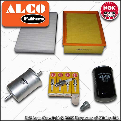SERVICE KIT for AUDI A4 B6/B7 2.0 20V OIL AIR FUEL CABIN FILTERS PLUGS 2000-2008