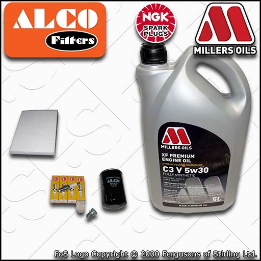 SERVICE KIT for AUDI A4 (B6/B7) 2.0 20V OIL CABIN FILTERS PLUGS +OIL (2000-2008)