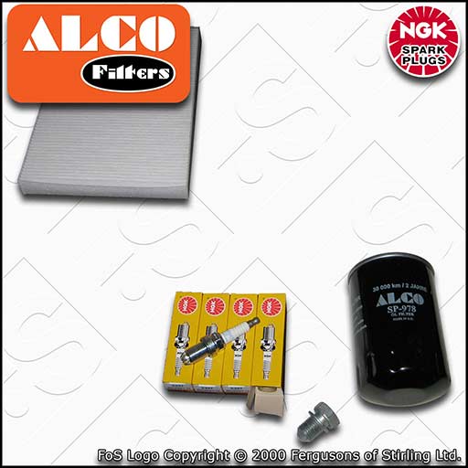 SERVICE KIT for AUDI A4 (B6/B7) 1.6 8V OIL CABIN FILTERS PLUGS (2000-2008)