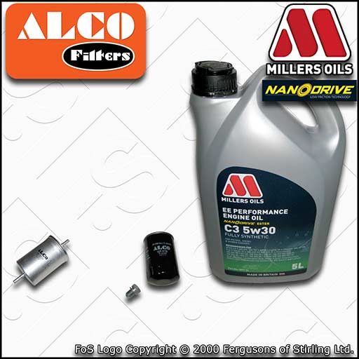 SERVICE KIT for AUDI A3 8L 1.6 1.8 1.8 T S3 OIL FUEL FILTERS +EE OIL (1996-2003)