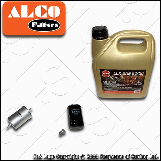 SERVICE KIT for VW GOLF MK4 1J 1.6 8V 1.8 T 2.0 GTI OIL FUEL FILTER +OIL (97-06)