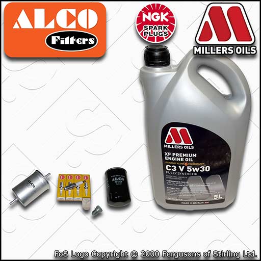 SERVICE KIT for AUDI A4 (B6/B7) 2.0 20V OIL FUEL FILTERS PLUGS +OIL (2000-2008)