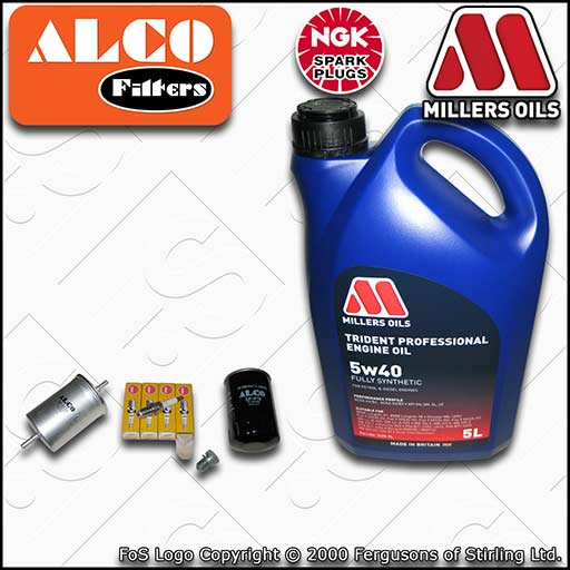 SERVICE KIT for AUDI A4 (B6/B7) 2.0 20V OIL FUEL FILTERS PLUGS +OIL (2000-2008)