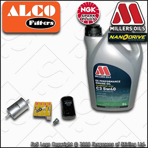 SERVICE KIT for VW GOLF MK4 1J 1.6 8V 1.8 2.0 OIL FUEL FILTER PLUGS +OIL (97-06)